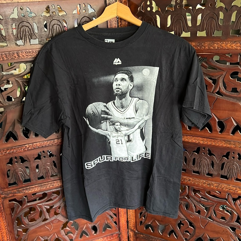 Tim Duncan Spur for life T shirt
